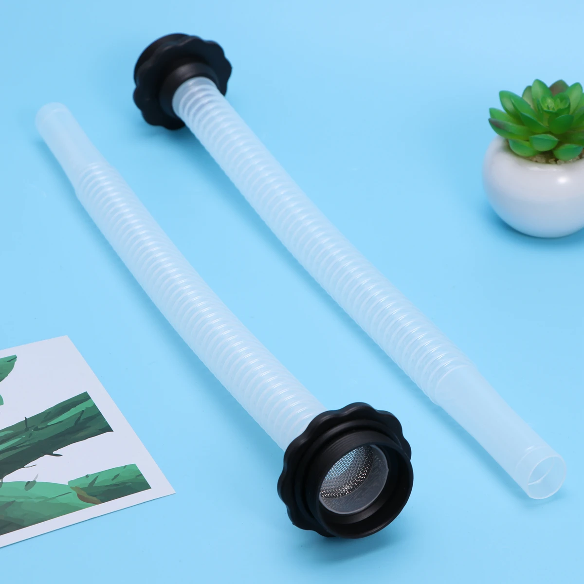 

2PCS Professional Gas Can Spout Replacement Hose Flexible Design Ideal For Oil Transfer