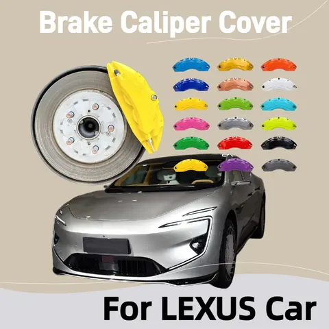 렉서스 자동차 브레이크 캘리퍼 커버 알루미늄 합금 앞뒤 외부 키트 ES LS IS CT GS UX NX RZ GX RX LX LM LC RC F SC LFA 호환