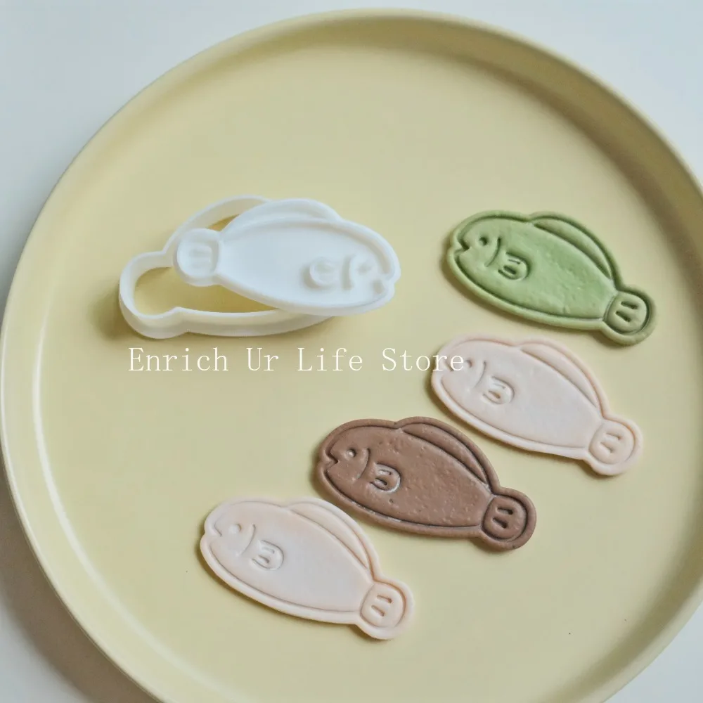 DIY Fish Shape Cookie Cutter Cartoon Fish Cookie Cutter Fondant Cake Biscuits Plastic Mold Party Dessert Candy Decor Supplies