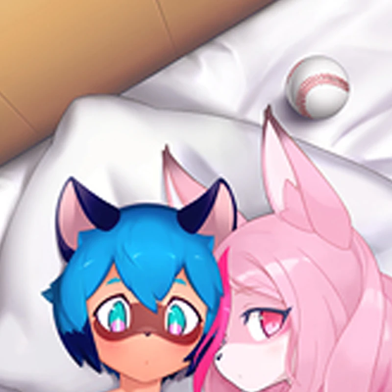 New Pattern Anime Michiru & Nazuna Dakimakura Hugging Body Pillow Cover Case double-sided printing‌