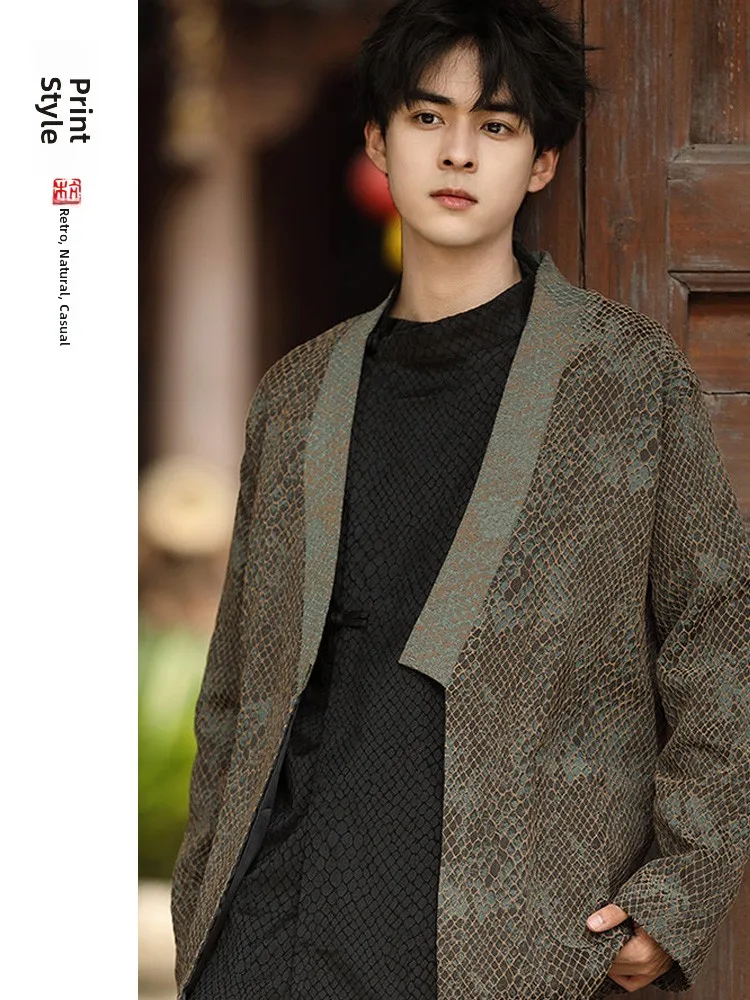 new-chinese-style-hanfu-cardigan-spring-autumn-pattern-couples-retro-daoist-robe-youth-lapel-open-shirt-floral-embroidery