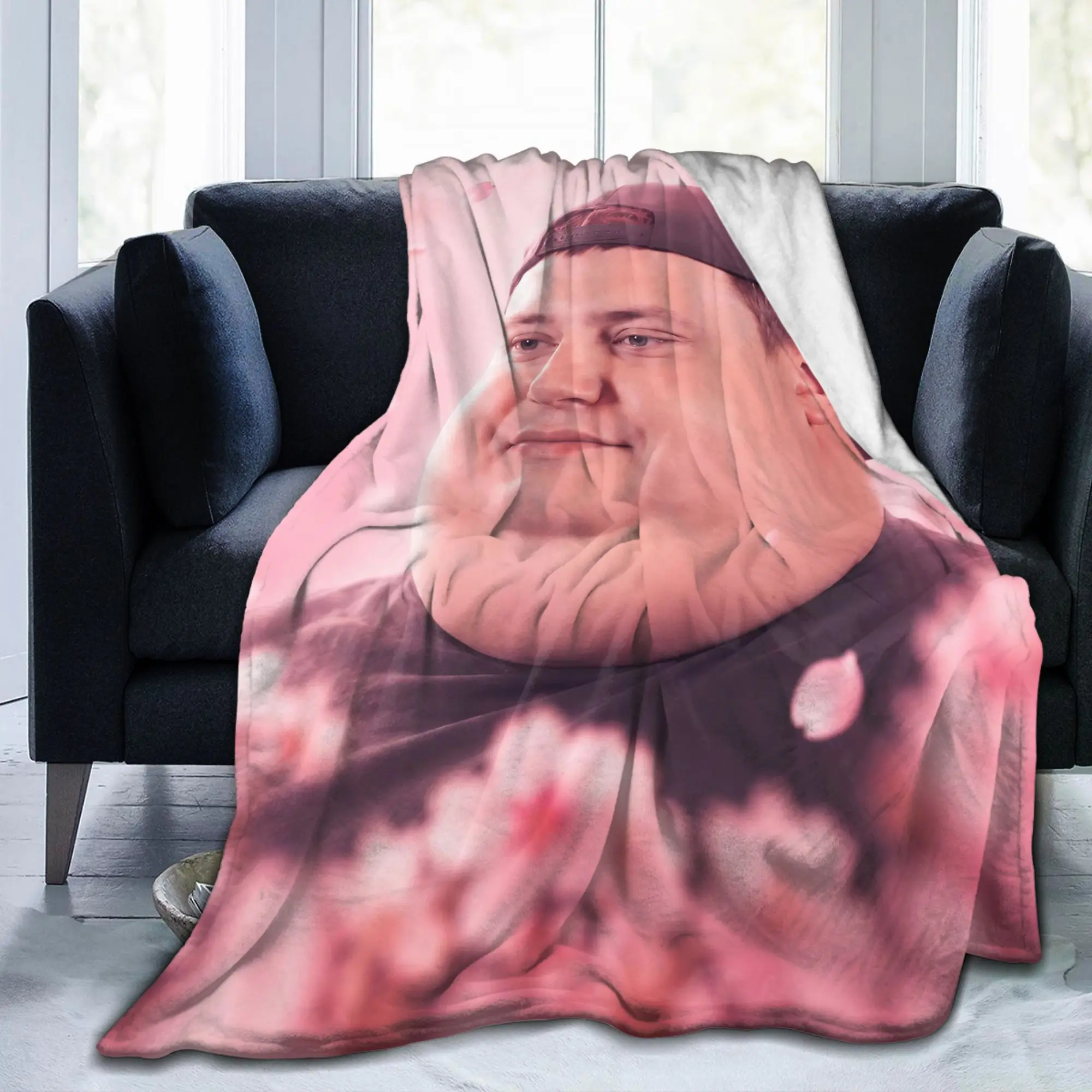 Mellstroy Viral Meme Funny Blankets Humor Internet Wool Soft Bedding Throw Blankets for Home Spring Autumn Restaurant Soft