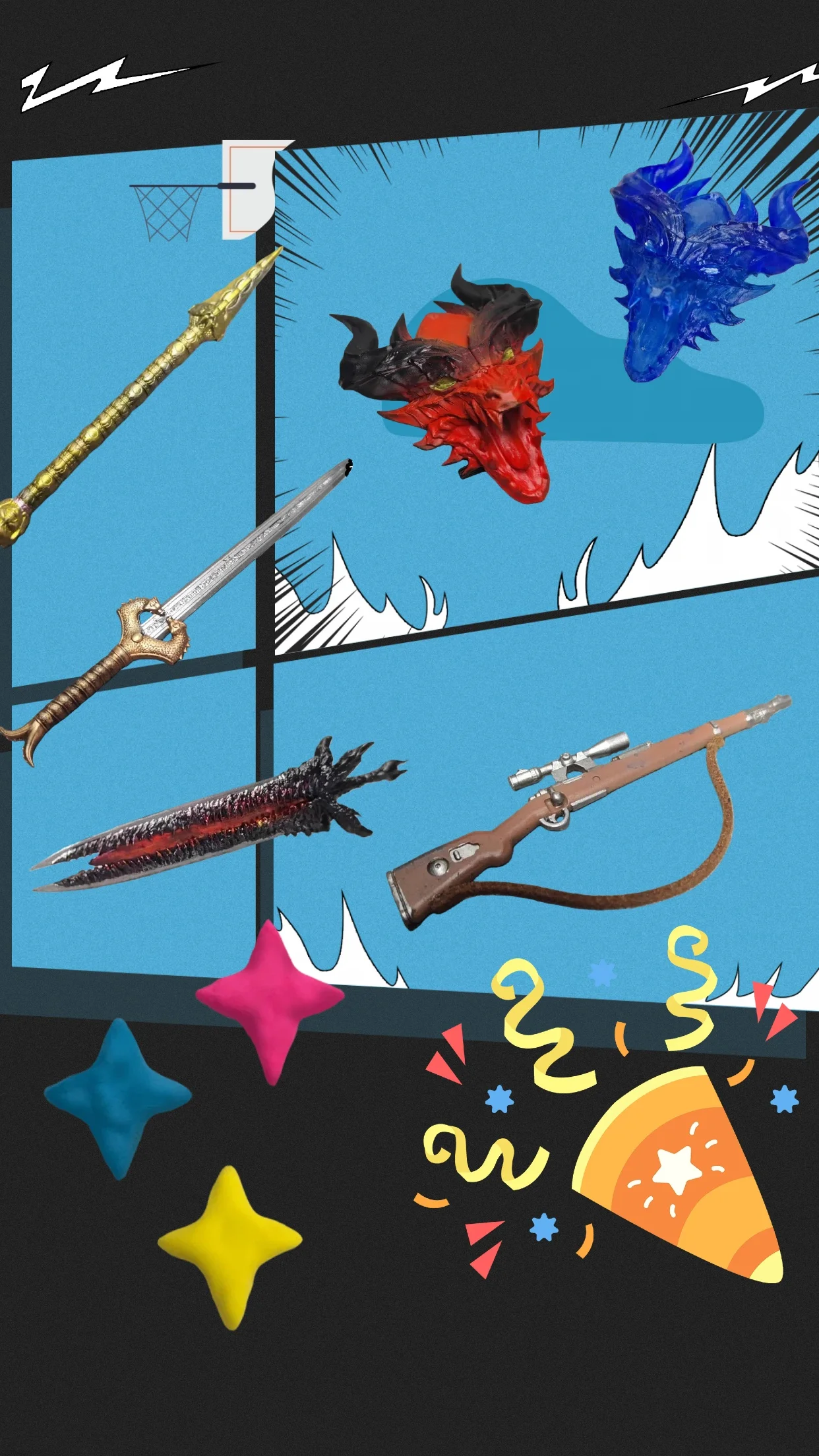 

In Stock 1/6 1/12 Scale Male Soldier Shield Vajra Sword Sniper Rifle Mini Prop Accessories For 6'' 12'' Action Figure Model Toys