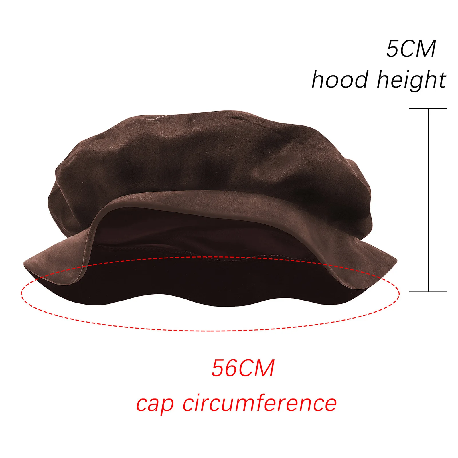 1Pcs Medieval Tudor Flat Cap Faux Suede Beret Solid Color Hat Renaissance Festival Costume Accessories for Men Women