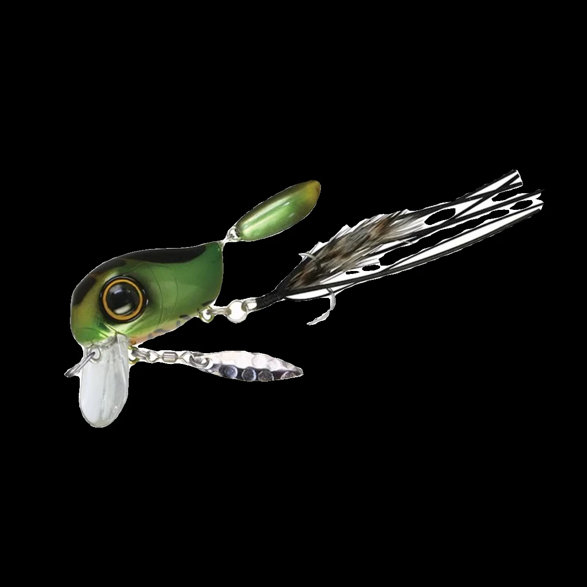 luretv Jackall SAME STYLE 1PCS water surface lure MICRO TAPPY floating rock fat guy