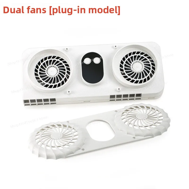 Electric Ventilated Seat Cushion, Dual Fan Cooling Pad with Rechargeable Battery