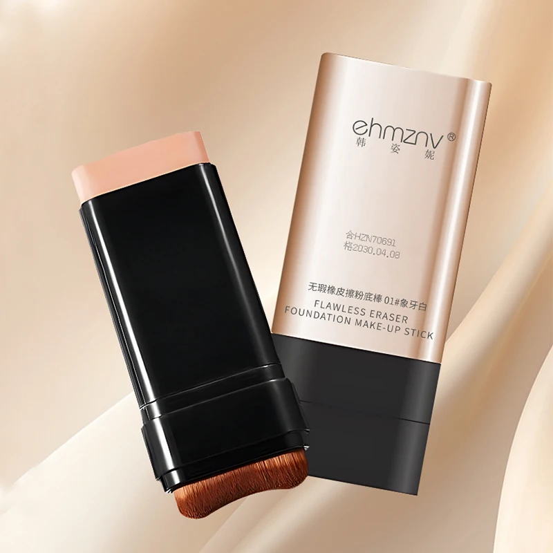 ファンデーション消しゴム、スティックコンシーラー、水、しっとり光を明るくする、ナチュラルカラーファンデーションカバーにきび、目の下の濃いメイクアップ