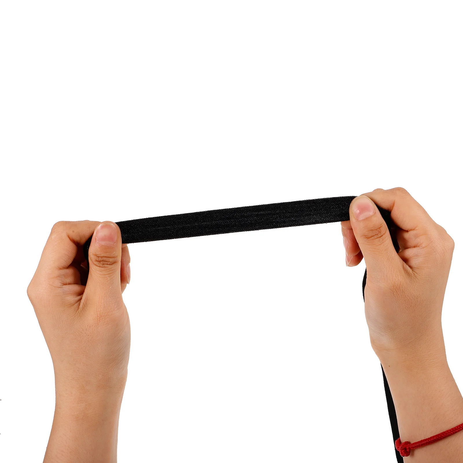 

15pcs Colorful Elastic Ribbon 12 Assorted Colors 1 Meter Each Soft Stretchable Polyester Rubber For Diy Hair Bows Headbands