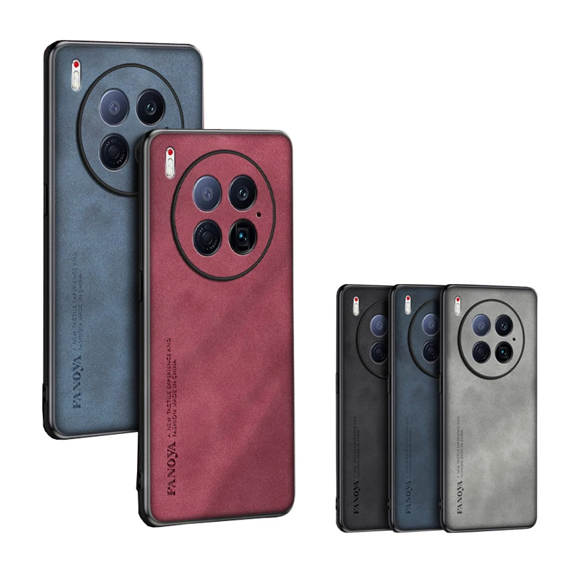 Para tecno camon 40 premier 5g pele sentir à prova de choque fosco caso de couro macio capa traseira funda para tecno camon 40 premier