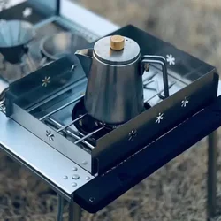 Outdoor Stove Windshield IGT Stove Head Wind Deflector IGT1Unit Gas Stove Wind Deflector Stainless Steel GS450 Wind Shield