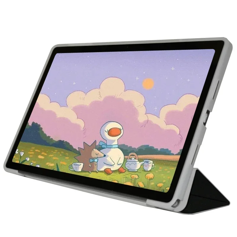 Teclast T45HD 10.5 인치 태블릿용 케이스, 최신 TPU 소프트 쉘 폴드 스탠드 커버, 스타일러스 펜