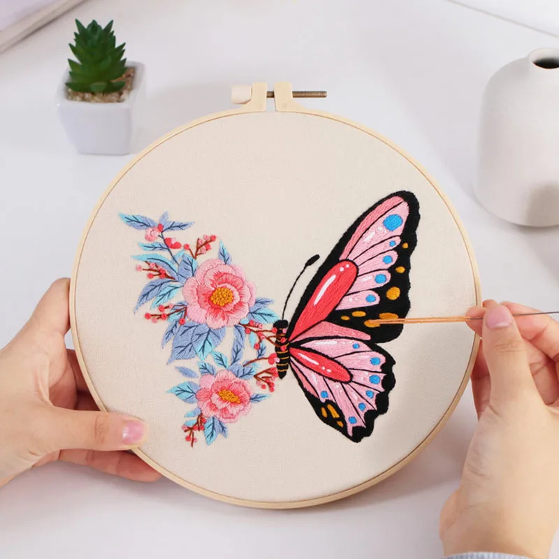 Butterfly Embroidery Kit 3