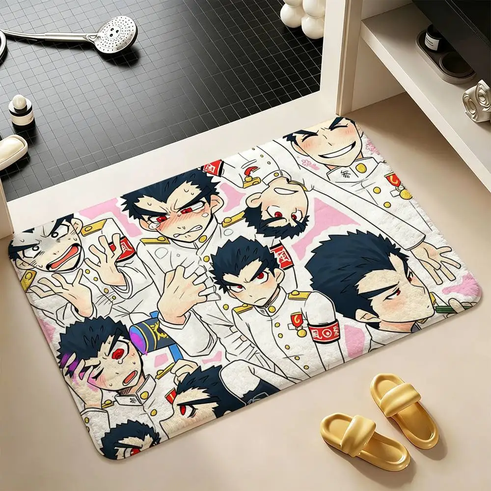 Kiyotaka Ishimaru Anime Danganronpa  Shower Room Small Carpet Floor Mat  Absorbent Foot Mat Decorative Mat Soft and Comfortable