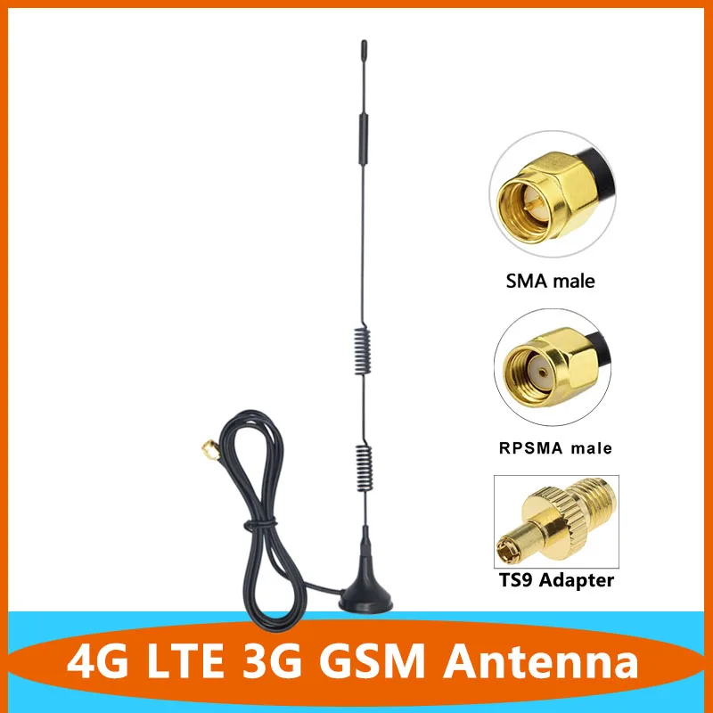 TS9 SMA RPSMA 4G LTE 3G GSM 700~2700Mhz Omni WiFi Antenna High Gain 12dbi Indoor Outdoor Router Aerial Signal Booster Amplifier