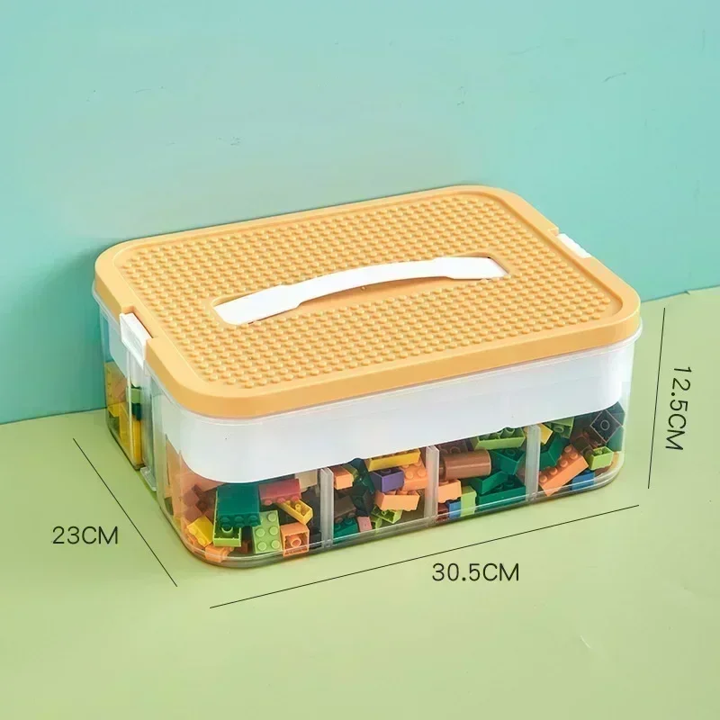 Lego Storage for kids Building Blocks Storage Boxes Adjustable Lego Organizer Container Grid Children Toy Organizer Storages Box