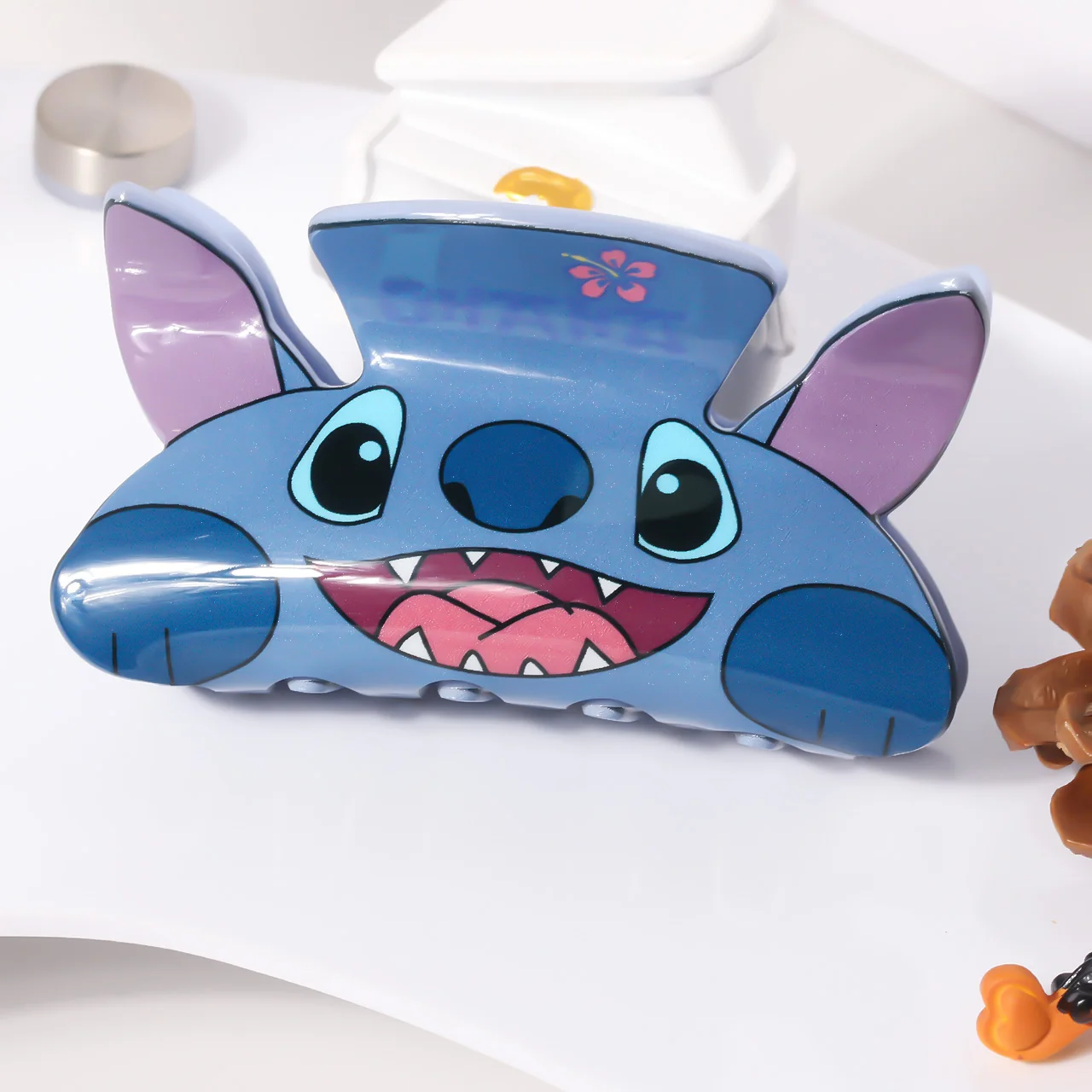 

Disney Stitch Hair Clip Simple Cute Design Decorative Hair Claw Clamp for Secure Hair Styling