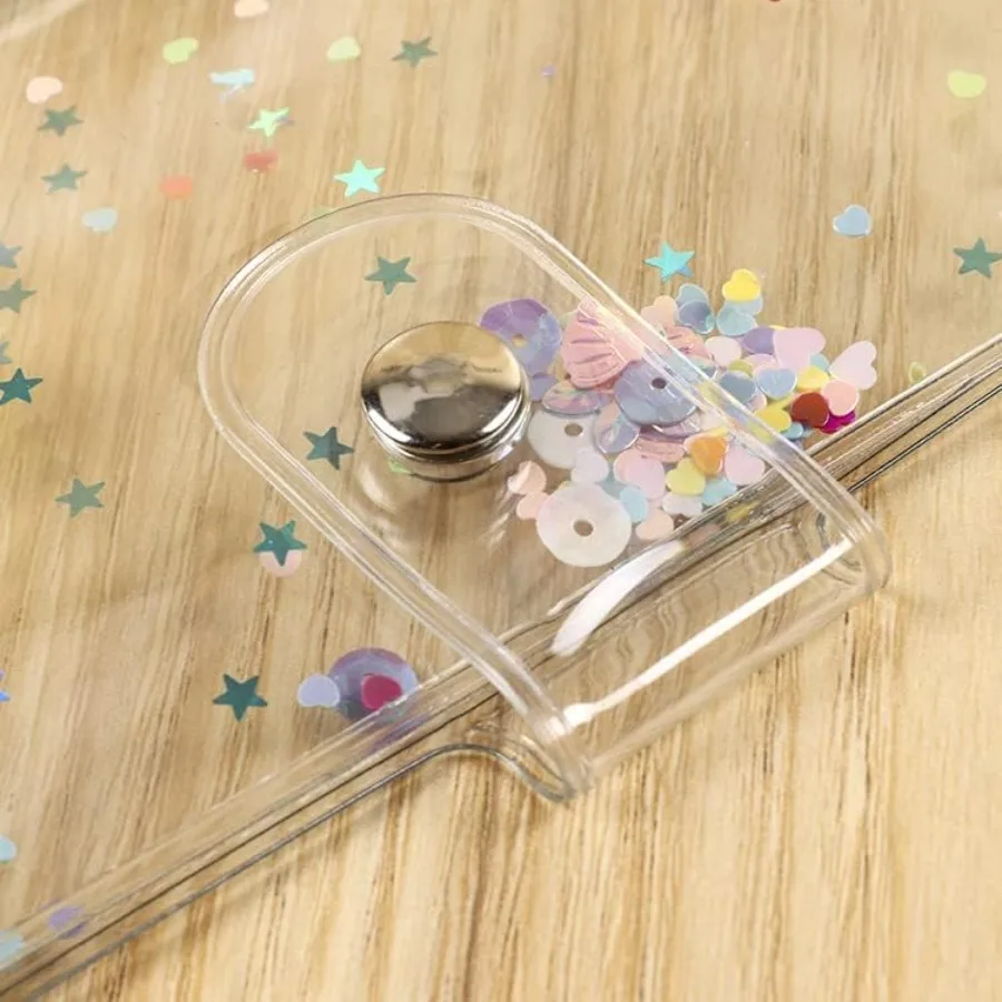 A6 Notebook Binder Savings Binder Money Saving Record Folder Transparent (Transparent WK)