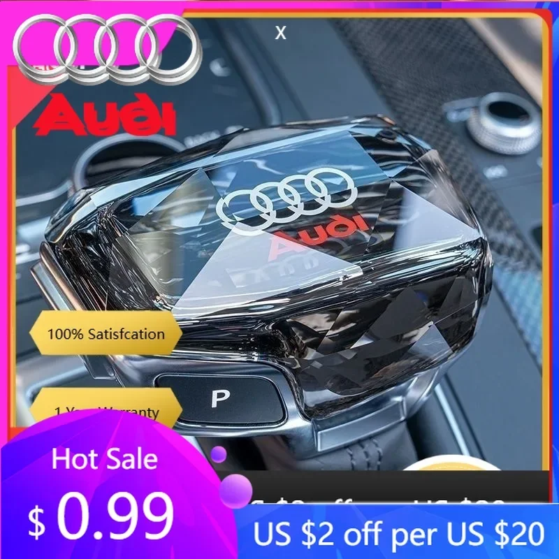 

Накладка на ручку КПП (хрусталь) для Audi Q7 A6 Q8 SQ5 A5 A4 S4 RS5 RS6 A7 SQ8 2016-2022 (для праворульных авто)