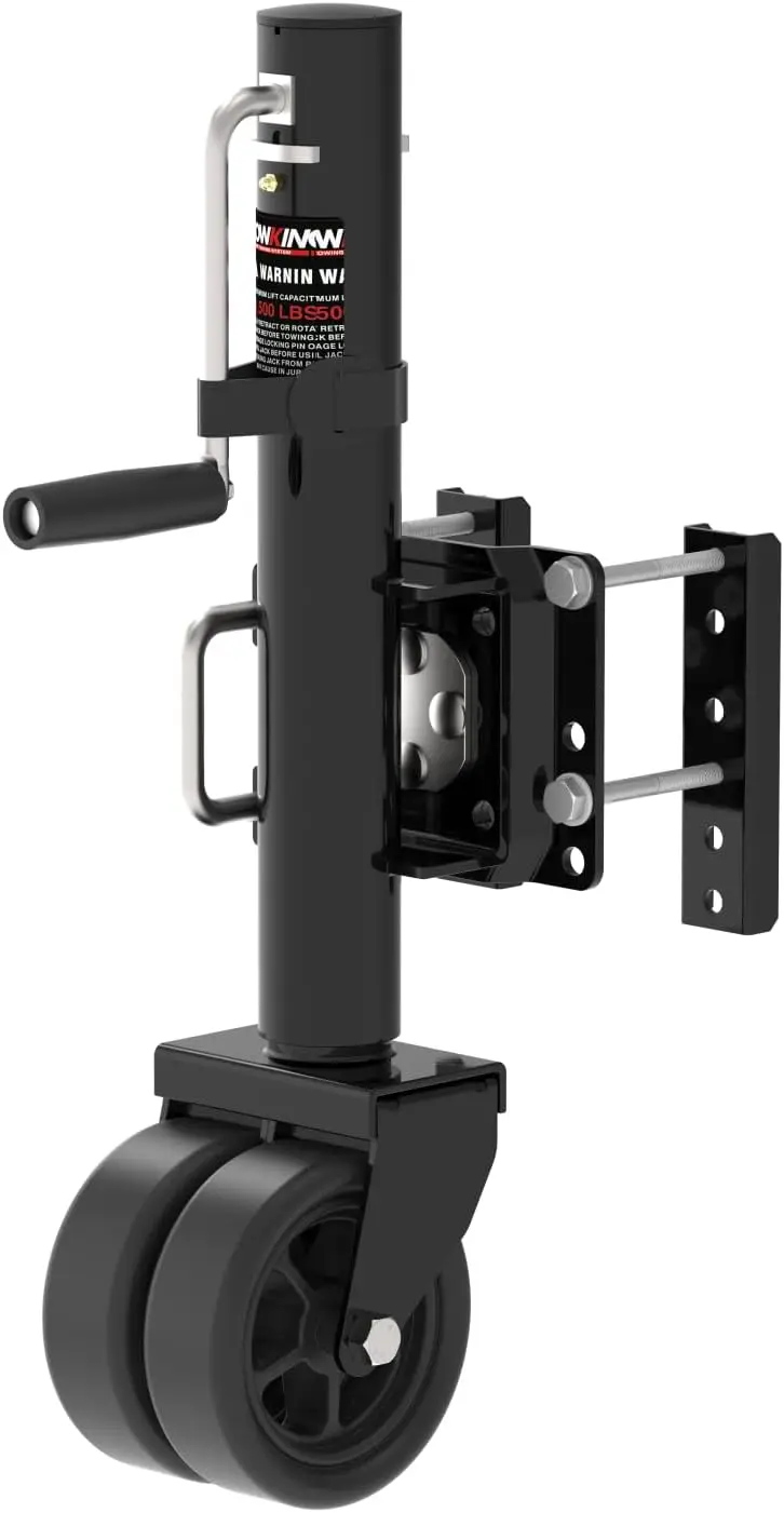 

Heavy-Duty 2000 lbs Boat Trailer Jack, 10" Lift, Bolt-On for RV and Boats, Black