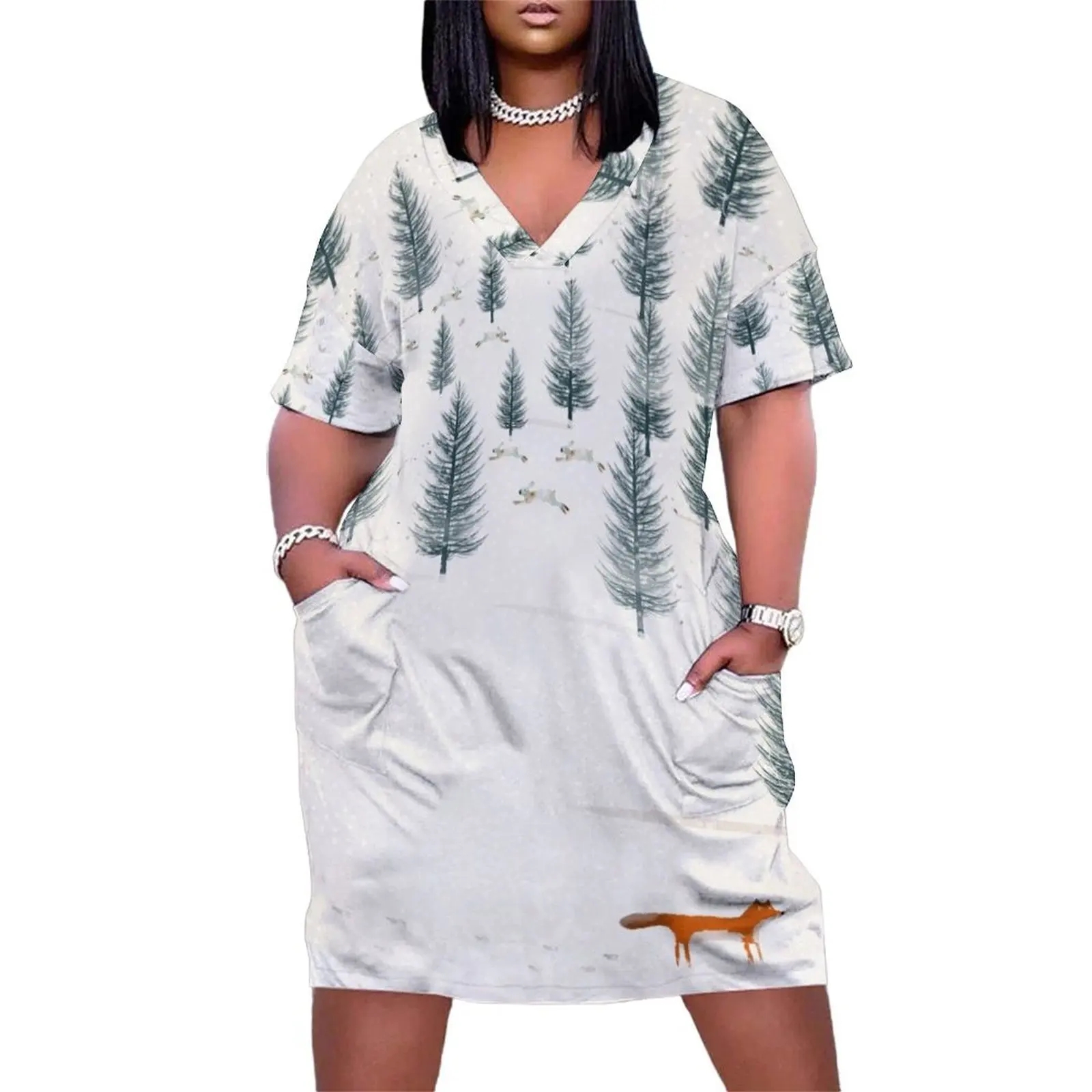 

winters tale Loose Pocket Dress women's luxury party dress sexy dress womens clothing