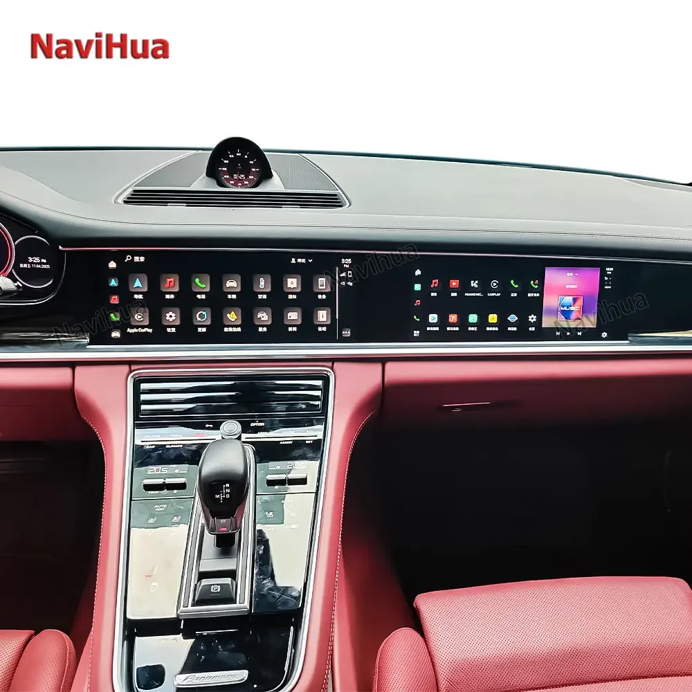 

Navihua 11" Passenger Entertainment Screen for Porsche Panamera 2018-2023 Android 13 Touch Screen Carplay Head Unit WIFI Video