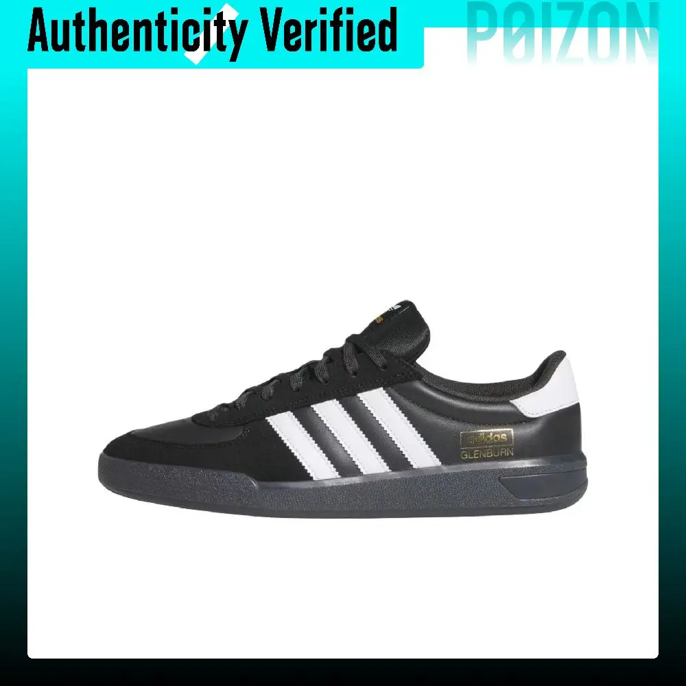Adidas Originals GLENBURN Skate Shoes Unisex Low-top Black KJ5045