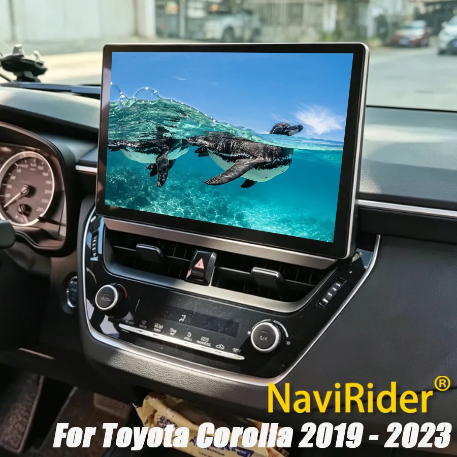 Ja, 13,3 Zoll 8+256GB Autoradio für Toyota Corolla 2019 - 2023 E210 Carplay Android Auto Multimedia Player GPS Rückfahrkamera