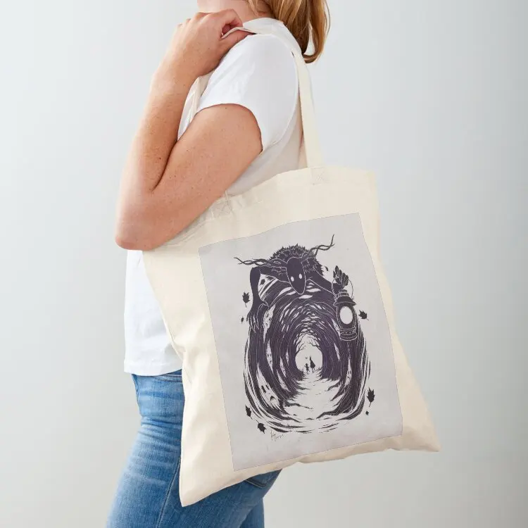 

OtGW: If You Go into the Woods at Night... Tote Bag tote bag screen foldable reusable bag Canvas stote