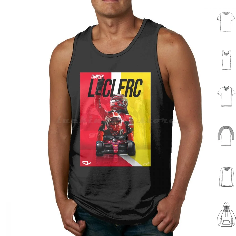 

Майки Leclerc 2022, хлопковые майки с принтом Leclerc Leclerc Leclerc 2022, Team Leclerc Leclerc Motorsport Racing Driver