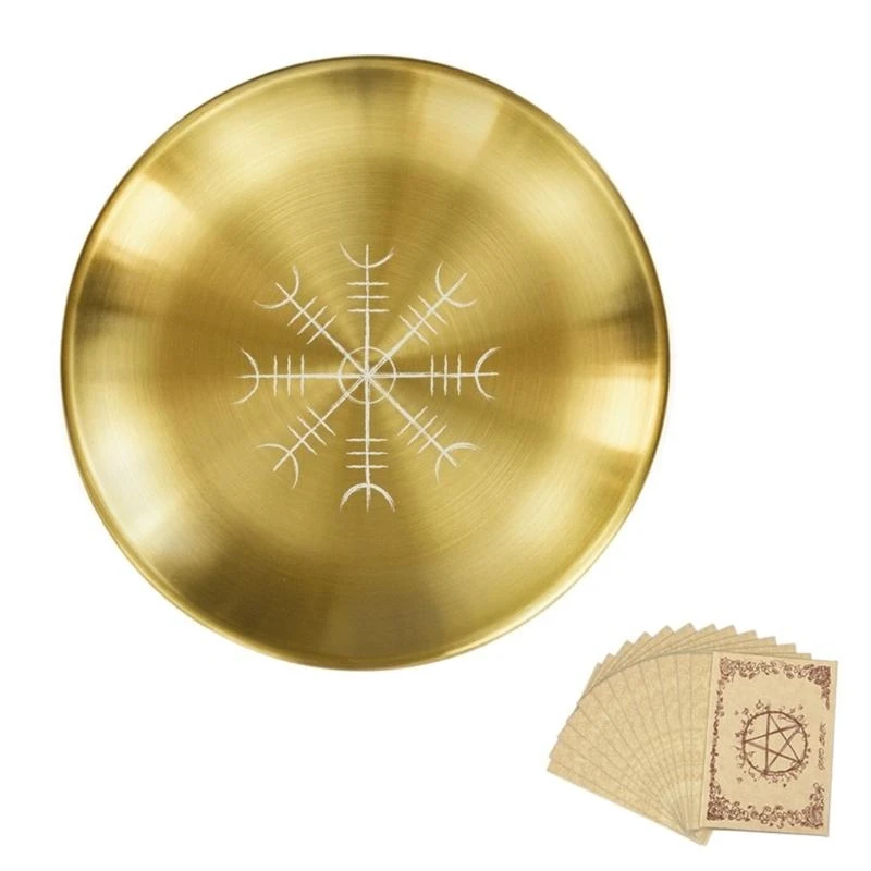 

Цинки сплавы с сплавами Tarots Candlestick круглая тарелка декоративная чай