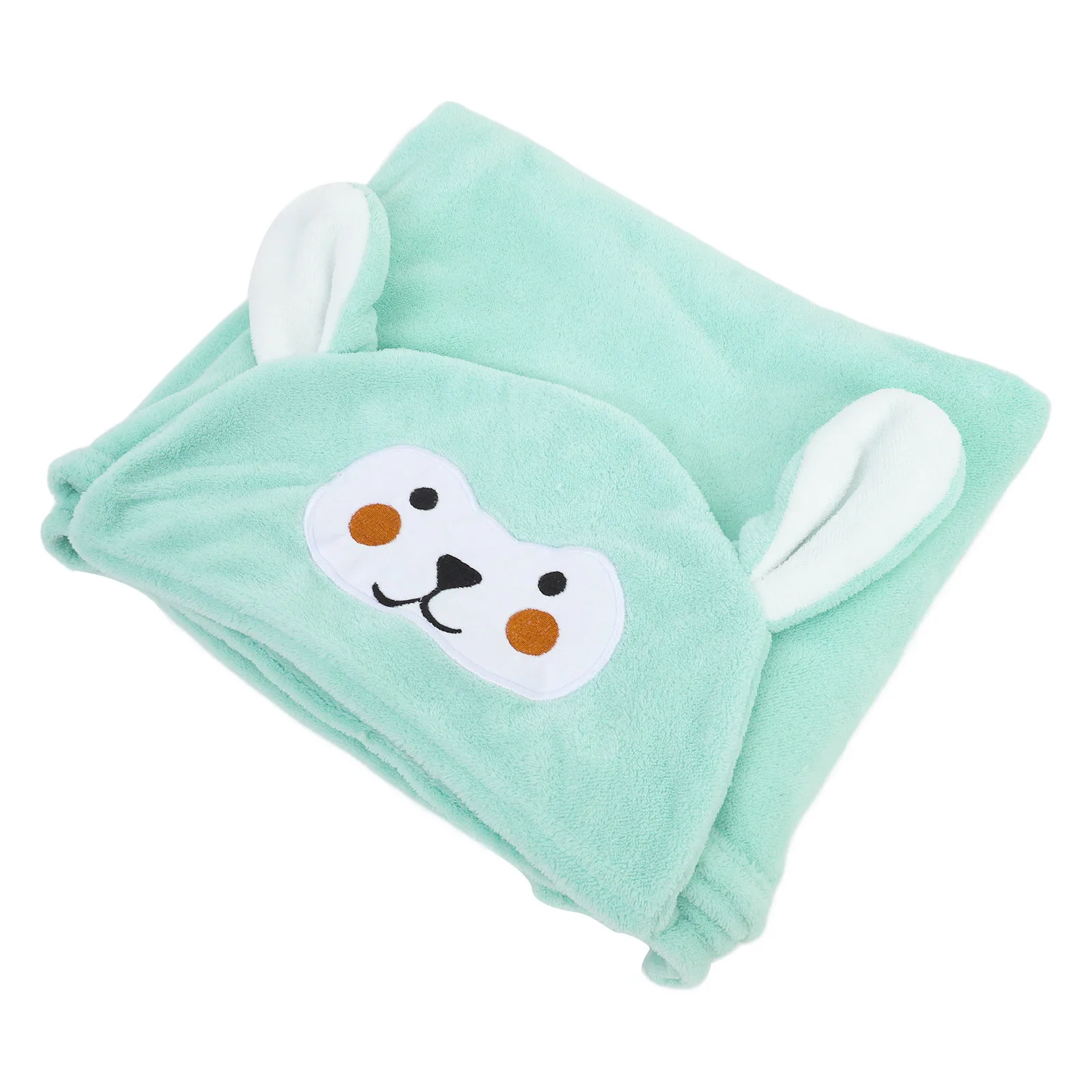 

Kids Towel Poncho Soft Coral Fleece Absorbent Bathrobe Cute Animal Cartoon Design Beach