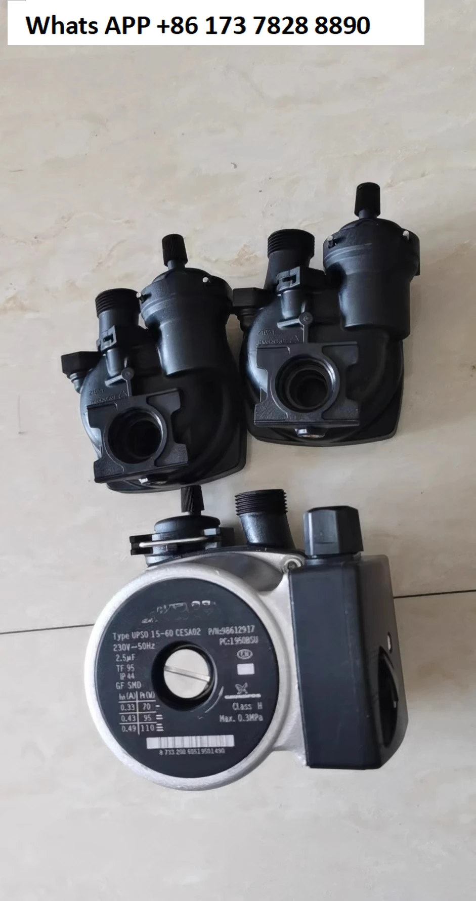 

Wall-hung boiler water pump, circulating pump motor pump head New Star water pump plastic shell