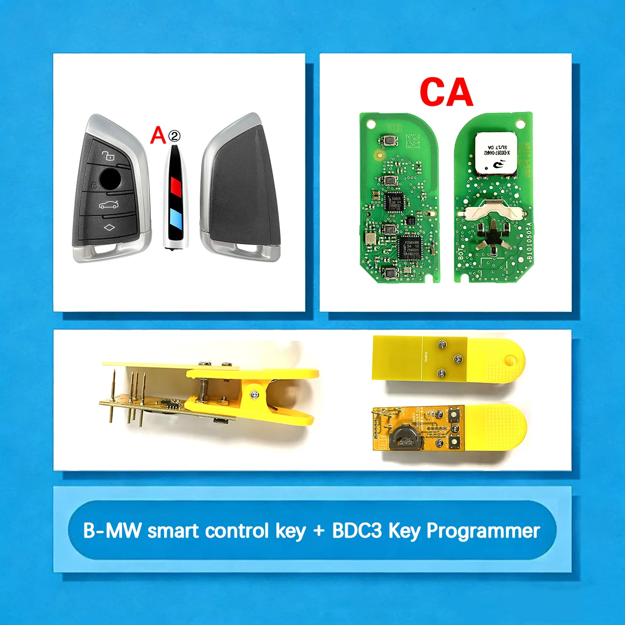 Personal B-MW Key Tool for FCC ID N5F-ID21A IC 3248A-ID21A 434MHz ID49 Chip Program X5 G05 X7 G07 Smart key Programmer suit