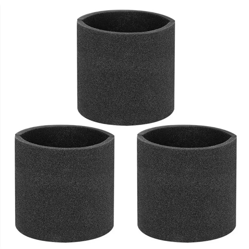 3pcs Foam Sleeve Foam Replacements Filters for Most Shop Vac Wet/Dry Vacuum Cleaners 5 Gallon Replace Parts 9058500 90585