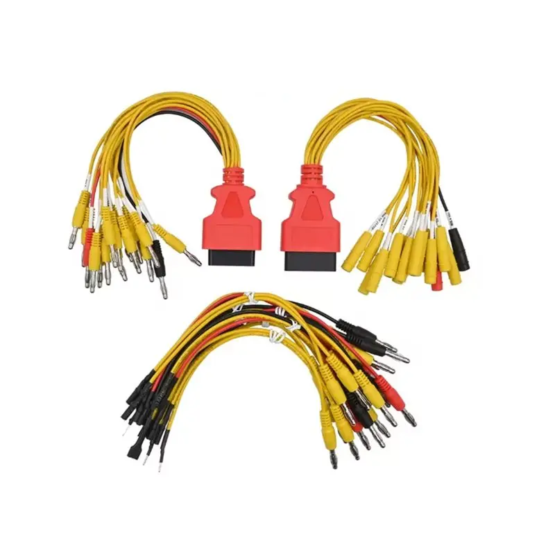 

ABKP-OBD Car Diagnostic Tool Brush ECU Jumper Plug 16 Pin Male Female Universal Connector Fault Diagnosis