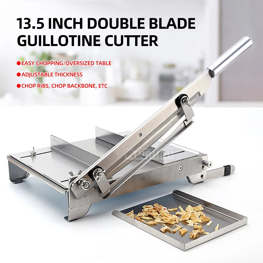 آلة قطع العظام المصنوعة من الفولاذ المقاوم للصدأ آلة تقطيع الأعشاب ذات الحواف المزدوجة Cucina Multifunzione