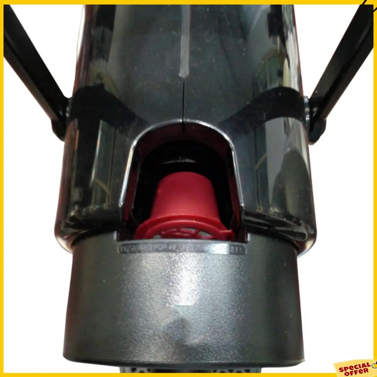 A24p 30 peças filtros de cápsula de café recarregáveis reutilizáveis para nespresso com colher escova acessórios de cozinha filtro de café vermelho