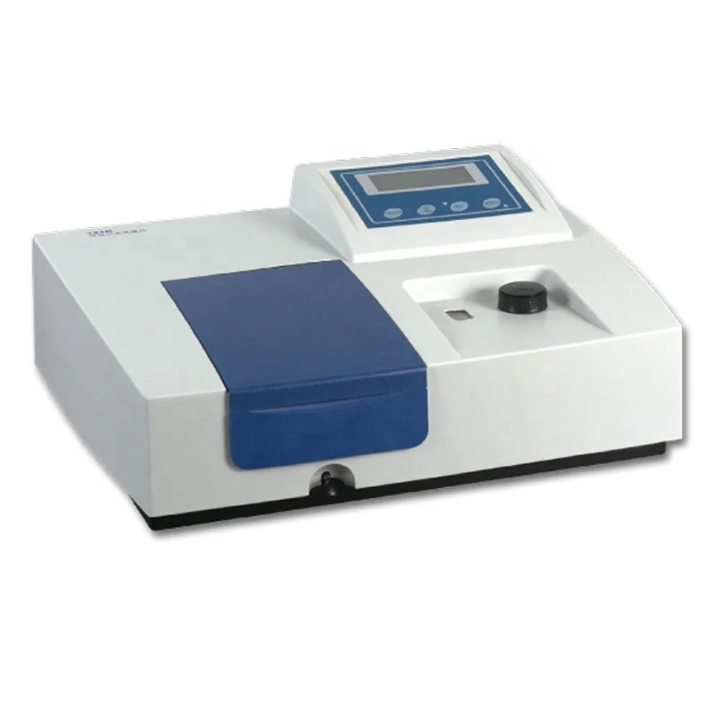 CHINCAN 721N Laboratory Digital Single Beam VIS Spectrophotometer 340-1000nm 5nm with Glass Quartz Cuvette