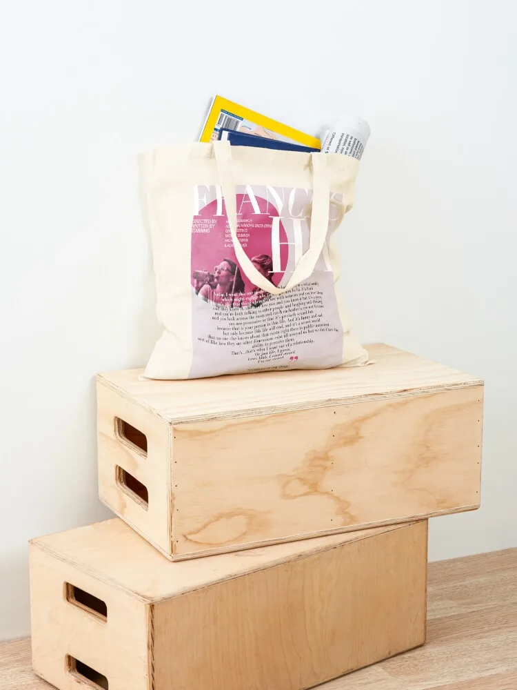 frances ha monologue film poster Tote Bag shopping trolley bag Gift bag reusable grocery bags large size bags