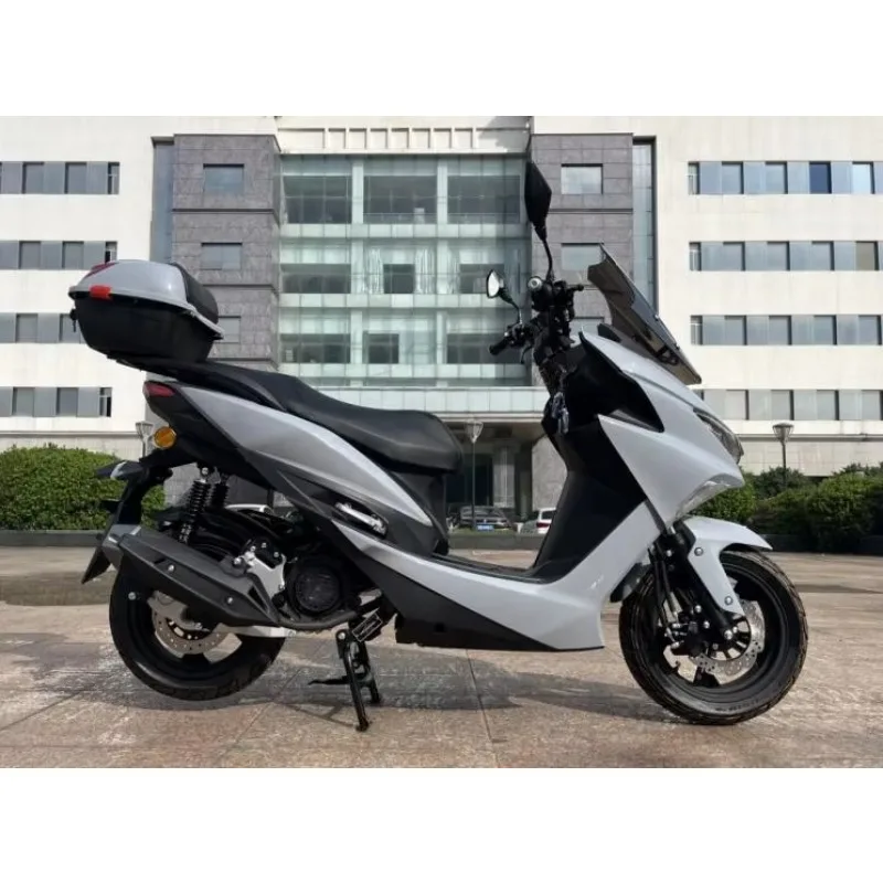 أحدث سكوتر غاز يورو 5 Plus 125cc لعام 2025 مع فرامل قرصية أمامية وخلفية 4 أشواط CBS EFI محفز حقيقي للدراجات النارية للحياة اليومية #3