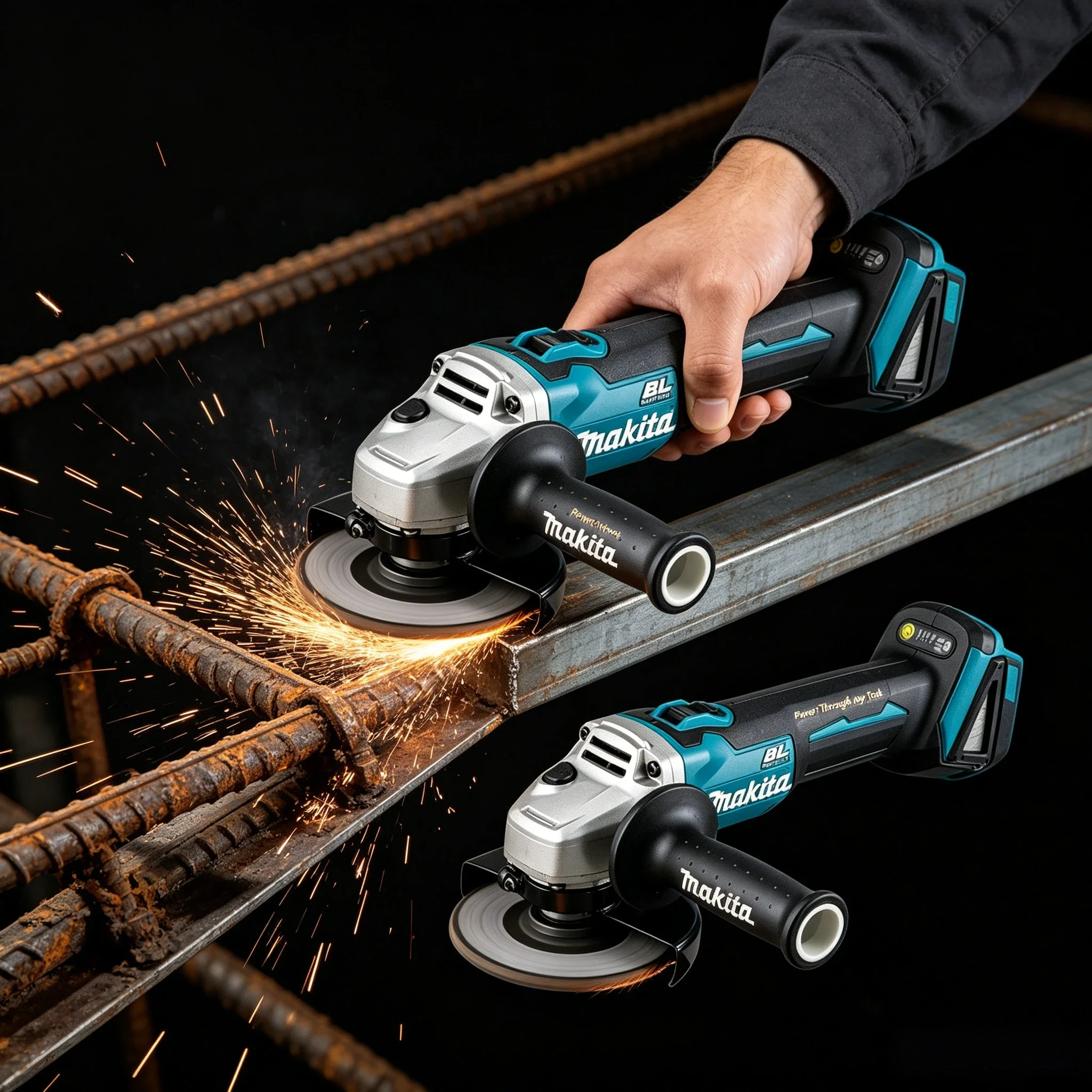 makita-dga404-cordless-angle-grinder-18v-rechargeable-electric-polishing-cutting-machine（tool-only）