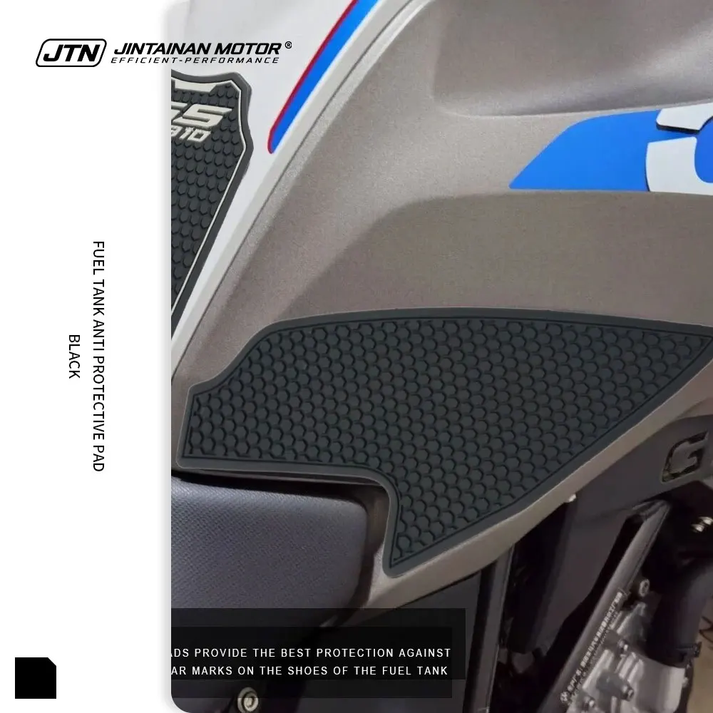 Protetor de Tanque de Motocicleta JTN, Antiderrapante e Impermeável para BMW G310GS G 310 GS, Adesivo de Borracha para Tanque