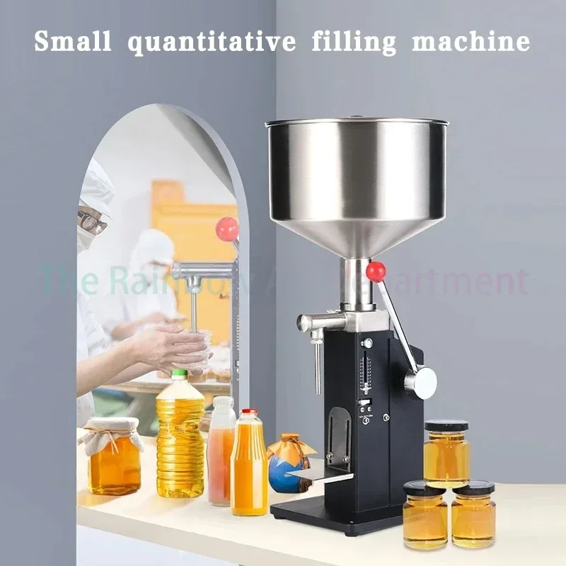 5-60ml Manual Paste Liquid Filling Machine A03 Commercial Dispenser Filler Adjustable Oil Honey Bottle Filling Machine Filler