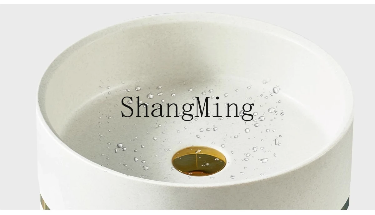 HJ outdoor courtyard column basin integrated floor-to-ceiling balcony artistic personality hotel garden creative sink