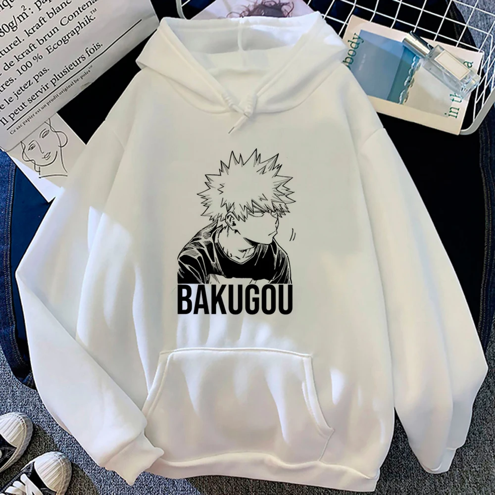 Bakugo hoodies women gothic long sleeve top anime Hood women Fleece tracksuit