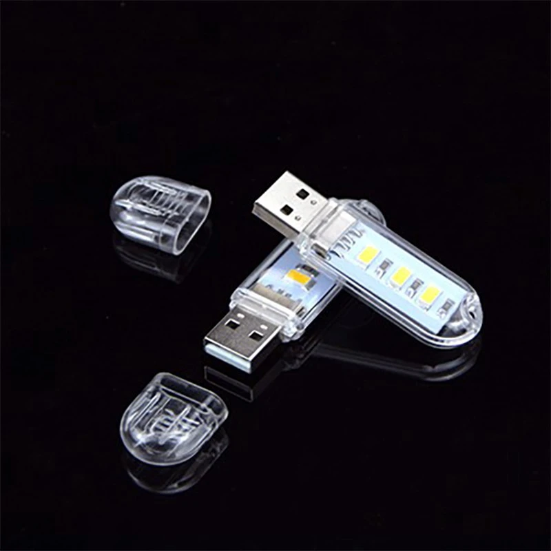 USB LED 책 독서 램프 야간 조명 1W 5V 충전기 전원 3LED 8LED 24LED LED 조명, 눈 보호 에너지 절약, 1 개