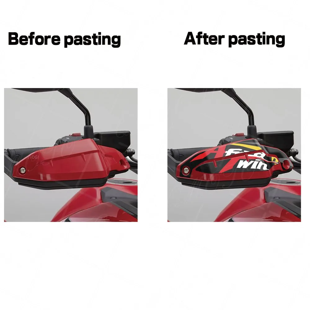For CRF1100L Africa Twin CRF 1100L CRF 1100 L Adventure Sport Motocross Hand Guard Sticker Deflectors Frosted Protect Decals