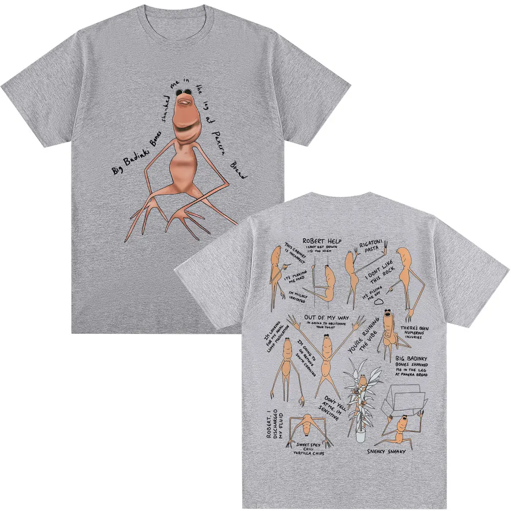 مضحك ماركوس دودة ميمي تي شيرت الرجال النساء الفكاهة الإبداع قصيرة الأكمام المتضخم القطن عادية الجدة تي شيرت الشارع الشهير