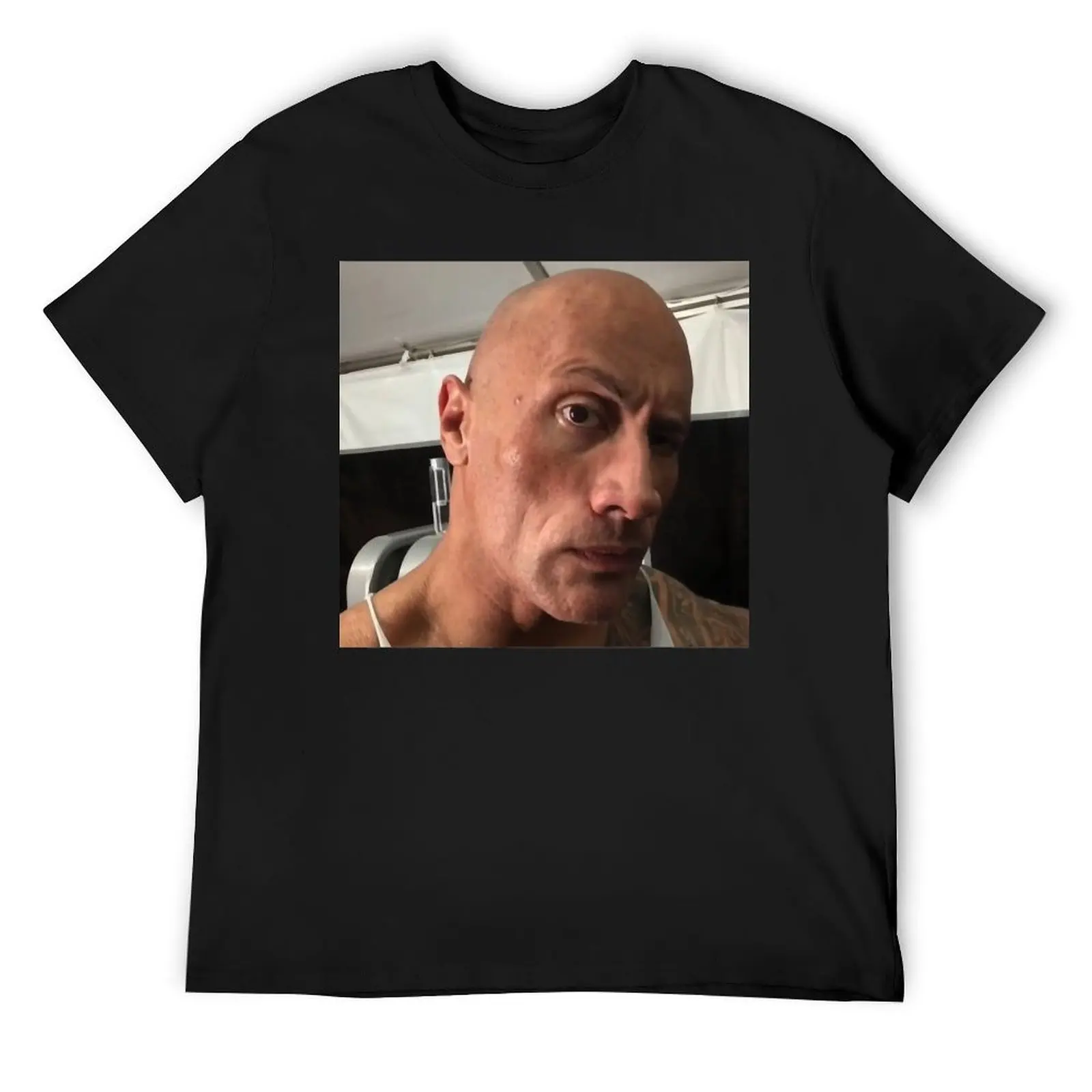 Dwayne The Rock Johnson eyebrow raise meme T-Shirt sublime sweat aesthetic clothes anime tshirt T-shirt men