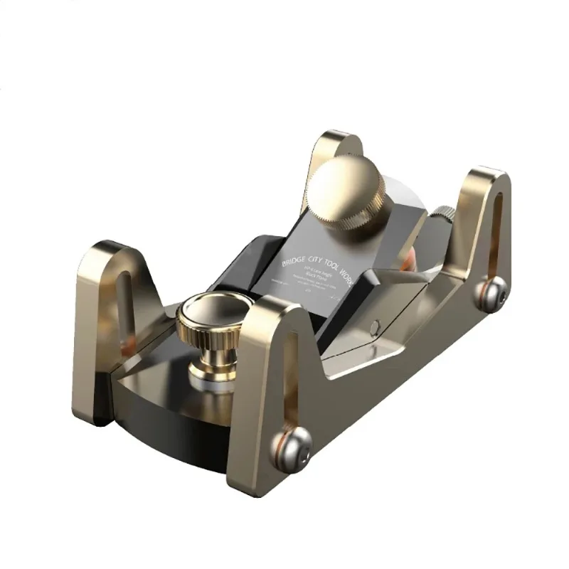 Professional Woodworking Short Planer Precision Mini Wood Planer Manual Adjustable Aluminum Carpenter's Plane 0.025MM Depth
